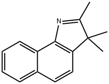 2,3,3-三甲基-3H-苯并[g]吲哚 结构式