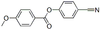 p-Methoxybenzoic acid p-cyanophenyl ester 结构式