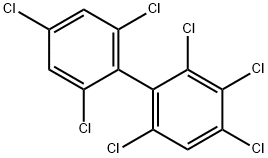 2,2',3,4,4',6,6'-七氯联苯 结构式