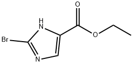 2-溴-1H-咪唑-5-甲酸乙酯 结构式