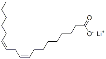 lithium (9Z,12Z)-octadeca-9,12-dienoate  结构式