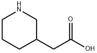 3-哌啶乙酸 结构式