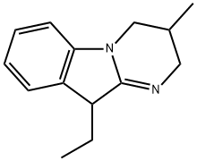 Pyrimido[1,2-a]indole, 10-ethyl-2,3,4,10-tetrahydro-3-methyl- (9CI) 结构式