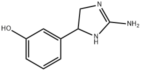 Phenol,  3-(2-amino-4,5-dihydro-1H-imidazol-4-yl)-  (9CI) 结构式