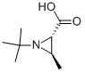 2-Aziridinecarboxylicacid,1-(1,1-dimethylethyl)-3-methyl-,trans-(9CI) 结构式