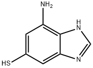 1H-Benzimidazole-5-thiol,  7-amino- 结构式