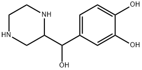 1,2-Benzenediol, 4-(hydroxy-2-piperazinylmethyl)- (9CI) 结构式