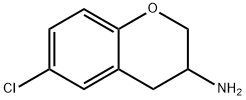 2H-1-BENZOPYRAN-3-AMINE,6-CHLORO-3,4-DIHYDRO- 结构式