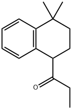 1-(1,2,3,4-tetrahydro-4,4-dimethyl-1-naphthyl)propan-1-one 结构式