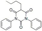 5-Butyl-1,3-diphenylbarbituric acid 结构式