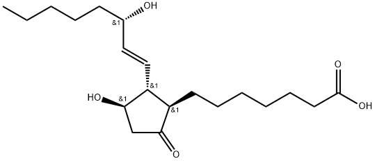 前列腺素E1 结构式