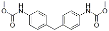 二甲基(亚甲基双(4,1-亚苯基))二氨基甲酸酯 结构式