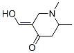 4-Piperidinone, 5-(hydroxymethylene)-1,2-dimethyl- (9CI) 结构式