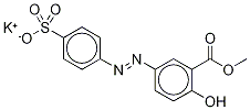 5-[(p-Sulfophenyl)azo]salicylic Acid Methyl Ester Potassium Salt 结构式