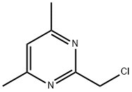 2-(氯甲基)-4,6-二甲基嘧啶 结构式
