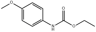 4-甲氧基苯基氨基甲酸乙酯 结构式