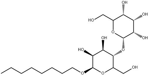正辛基-Β-D-乳糖苷 结构式