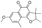 (+)-2,3-Dihydro-7-methoxy-2,3,3,9-tetramethylnaphtho[1,2-b]furan-4,5-dione 结构式