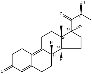 曲美孕酮 结构式