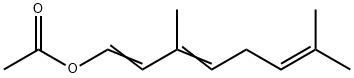 3,7-dimethylocta-1,3,6-trien-1-yl acetate 结构式