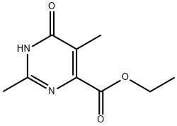 4-Pyrimidinecarboxylicacid, 1,6-dihydro-2,5-dimethyl-6-oxo-, ethyl ester 结构式