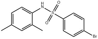 4-溴-N-(2,4-二甲基苯基)苯磺酰胺 结构式