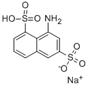 1-氨基-3,8-萘二硫酸钠 结构式