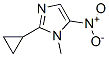 2-Cyclopropyl-1-methyl-5-nitro-1H-imidazole 结构式