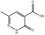 6-甲基-3-氧代-2,3-二氢哒嗪-4-羧酸 结构式