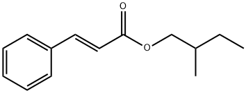 2-Propenoic acid, 3-phenyl-, 2-Methylbutyl ester, (E)- 结构式