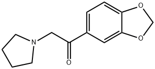 1-Benzo[1,3]dioxol-5-yl-2-pyrrolidin-1-yl-ethanone 结构式