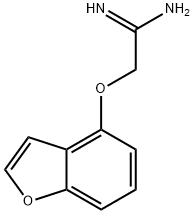 Ethanimidamide, 2-(4-benzofuranyloxy)- (9CI) 结构式