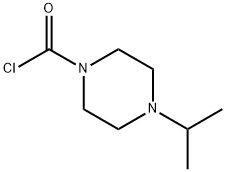 1-Piperazinecarbonyl chloride, 4-(1-methylethyl)- (9CI) 结构式