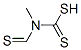 Carbamodithioic acid, methyl(thioxomethyl)- (9CI) 结构式