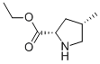 L-Proline, 4-methyl-, ethyl ester, cis- (9CI) 结构式