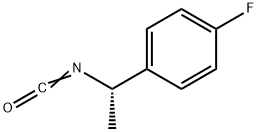 (S)-(-)-1-(4-氟苯基)异氰酸乙酯 结构式