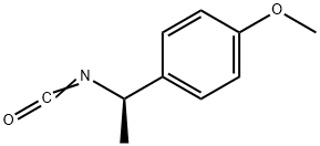 (R)-(+)-1-(4-甲氧基苯基)异氰酸乙酯 结构式