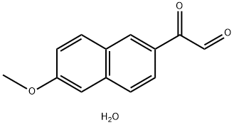 6-甲氧基-2-萘醛水合物 结构式