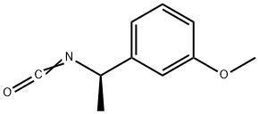 (R)-(+)-1-(3-甲氧基苯基)乙基 异氰酸酯 结构式