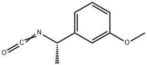 (S)-(-)-1-(3-甲氧基苯基)乙基 异氰酸酯 结构式