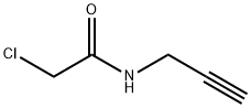 2-氯-N-2-丙炔-1-基乙酰胺 结构式