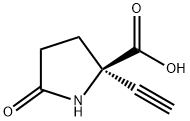 Proline, 2-ethynyl-5-oxo- (9CI) 结构式