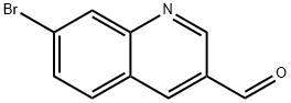 7-溴喹啉-3-甲醛 结构式