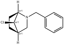 ANTI-7-CHLORO-2-BENZYL-2-AZABICYCLO[2.2.1]HEPTANE 结构式