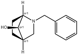 (1R,4R,7R)-反式-2-(苯甲基)-2-氮杂双环[2.2.1]庚烷-7-醇 结构式