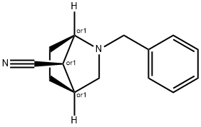 ANTI-7-CYANO-2-BENZYL-2-AZABICYCLO[2.2.1]HEPTANE 结构式