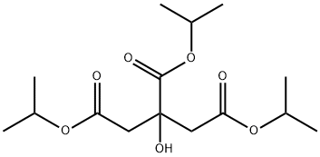 三异丙醇柠檬酸酯 结构式