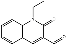 1-ETHYL-2-OXO-1,2-DIHYDROQUINOLINE-3-CARBALDEHYDE 结构式