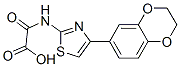 N-(4-(1,4-benzodioxan-6-yl)-2-thiazolyl)oxamic acid 结构式