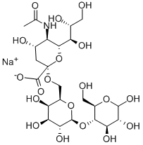 6'-唾液酸乳糖钠盐 结构式